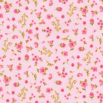Pink floral fabric