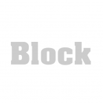 Block font
