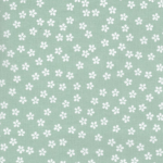 Spring Flower Cotton Poplin - Pastel Mint